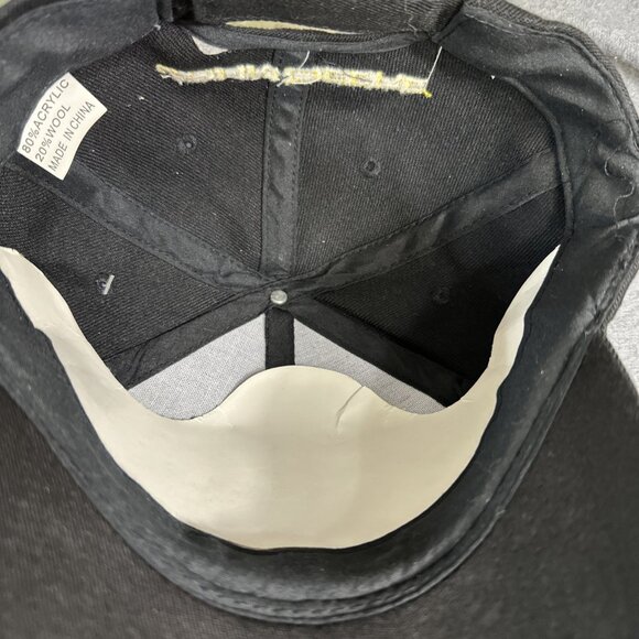 John Deere Black Hat Cap Snapback Adjustable Logo Tractor Farm New w/ Tag - Picture 6 of 8